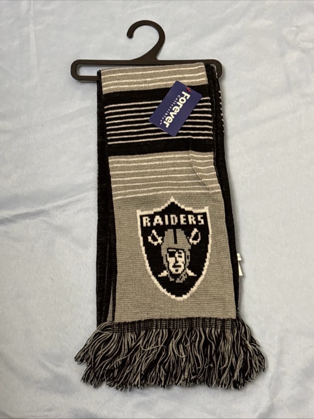 Forever Collectibles Oakland Raiders NFL Licensed Scarf Football